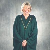 example of academic gown fron Spinnhuset