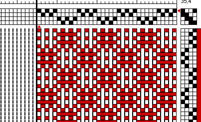 bottom layer analyzed all the way to the fold line