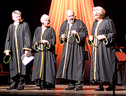 Promotors at the ceremony in Kalmar May'10